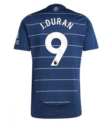 Aston Villa Jhon Duran #9 Tredje trøje 2024-25 Kort ærmer